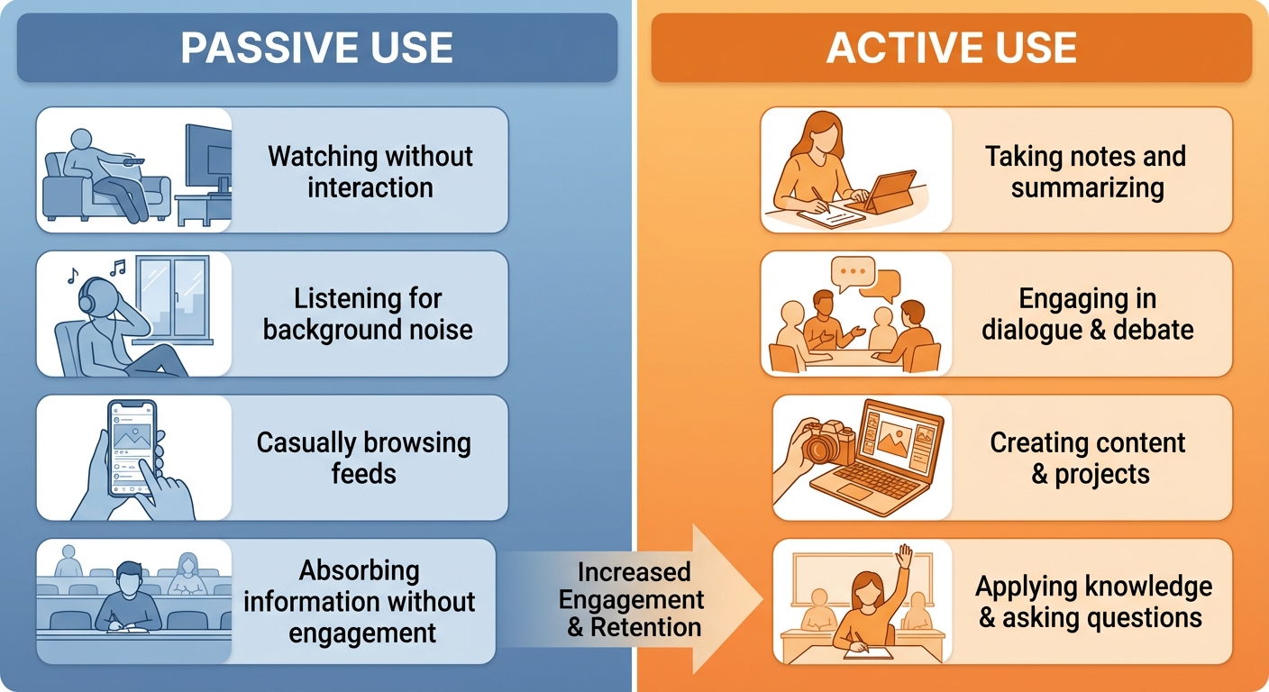 Comparison of passive vs active social media use and their effects on loneliness