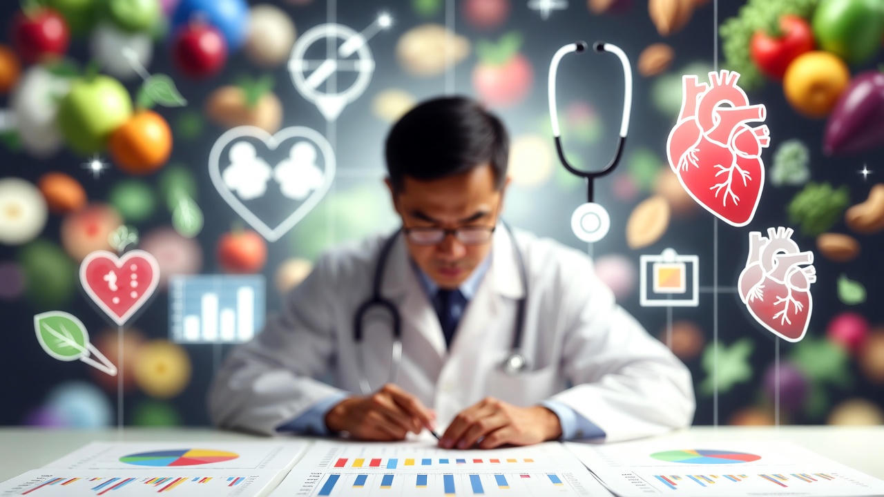 Comparison of sunflower oil, olive oil, and butter with scientific charts in background